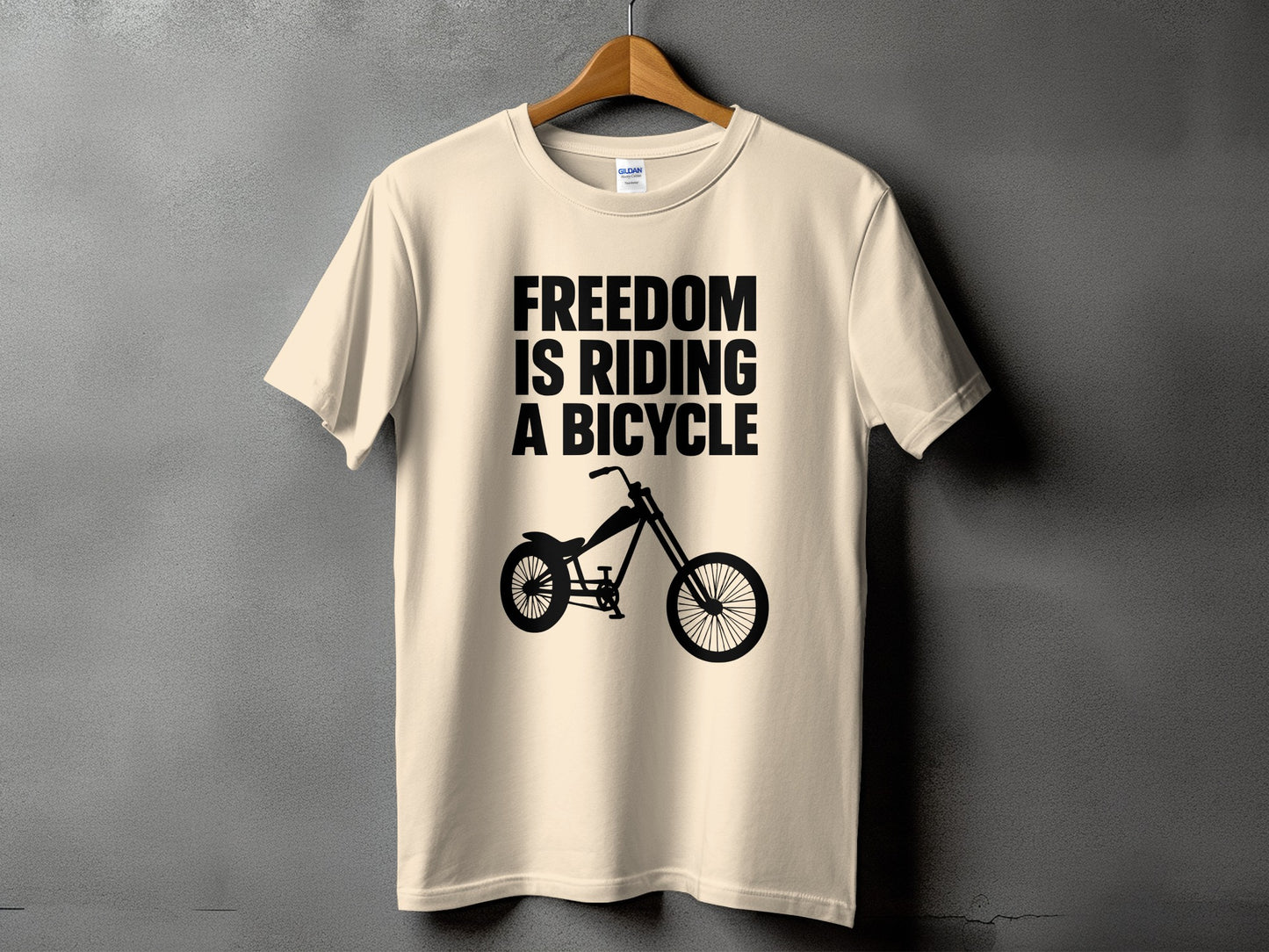 Freedom Is Riding A Bicycle Graphic Tee product