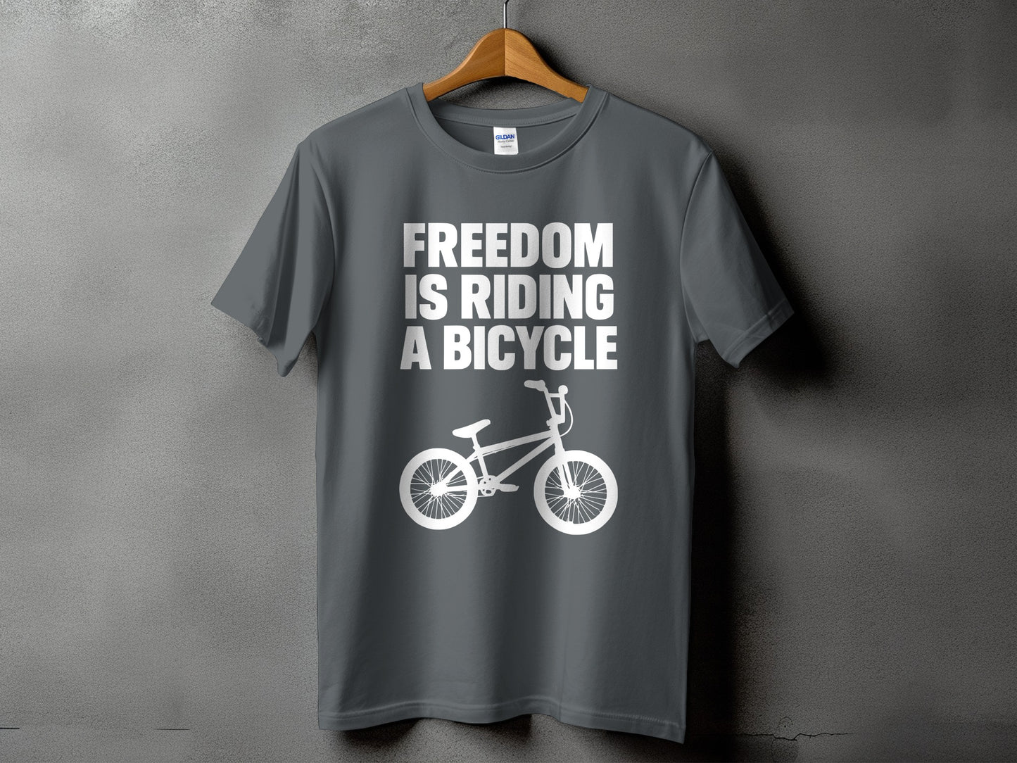 Freedom Is Riding A Bicycle Graphic Tee product