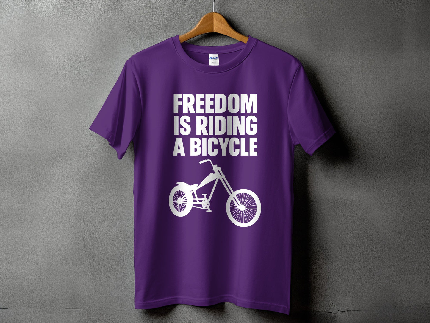 Freedom Is Riding A Bicycle T-Shirt product type