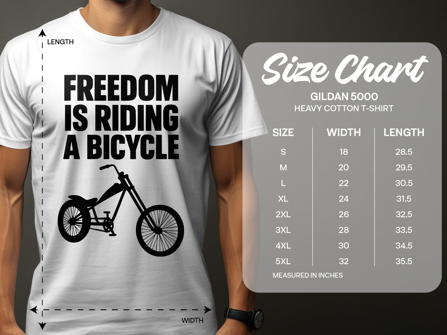 Freedom is Riding a Bicycle T-Shirt product