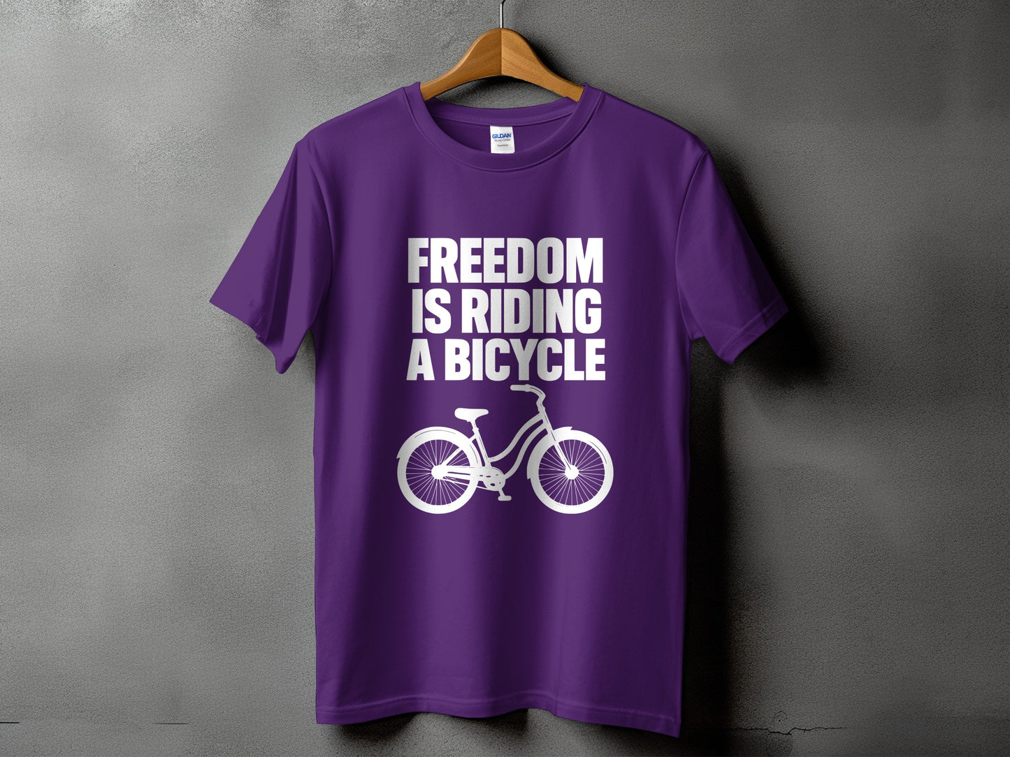 Freedom Is Riding A Bicycle T-shirt product type