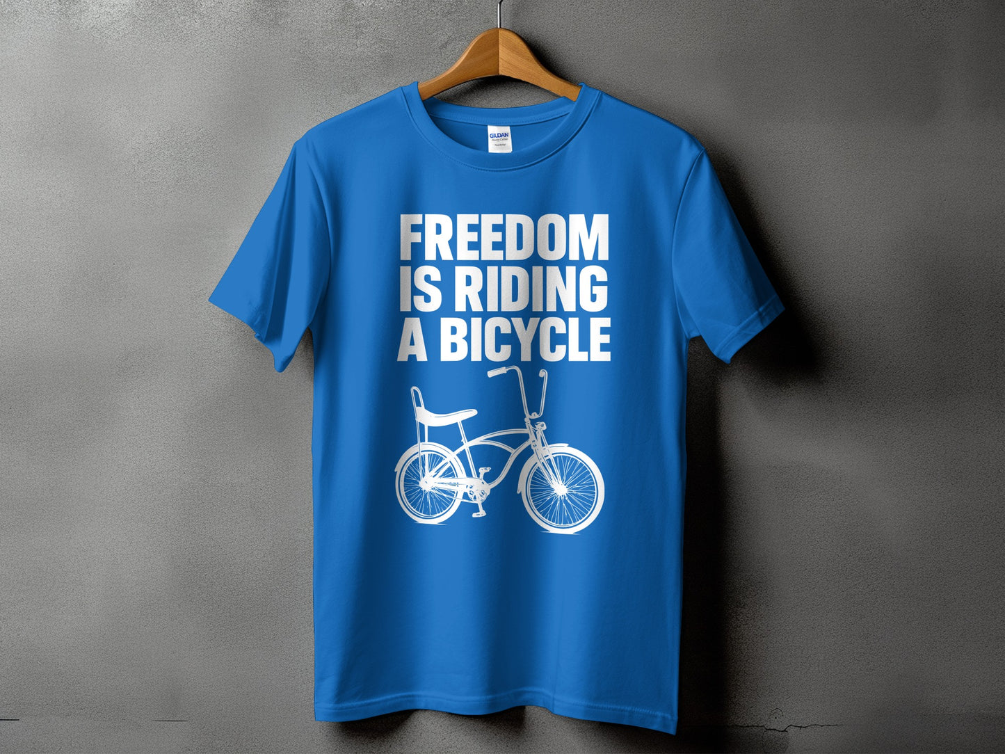 Freedom is Riding a Bicycle Graphic T-Shirt product type