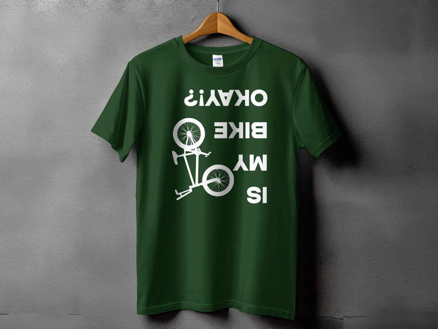 Is My Bike Okay Upside Down Shirt product