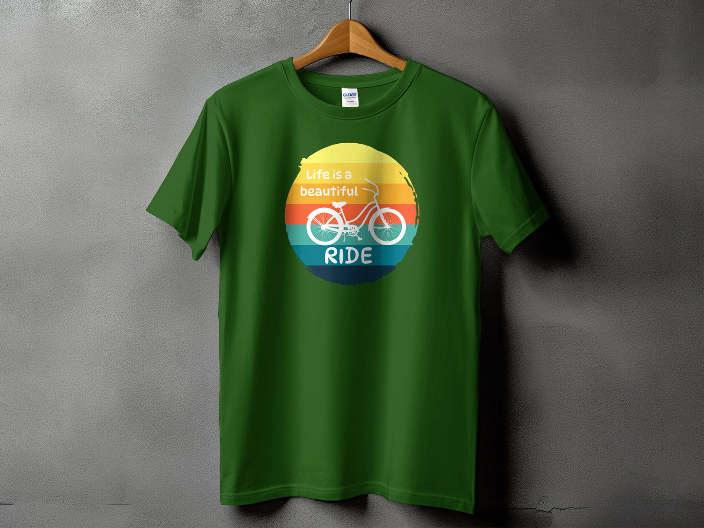 Life is a beautiful ride graphic tee product