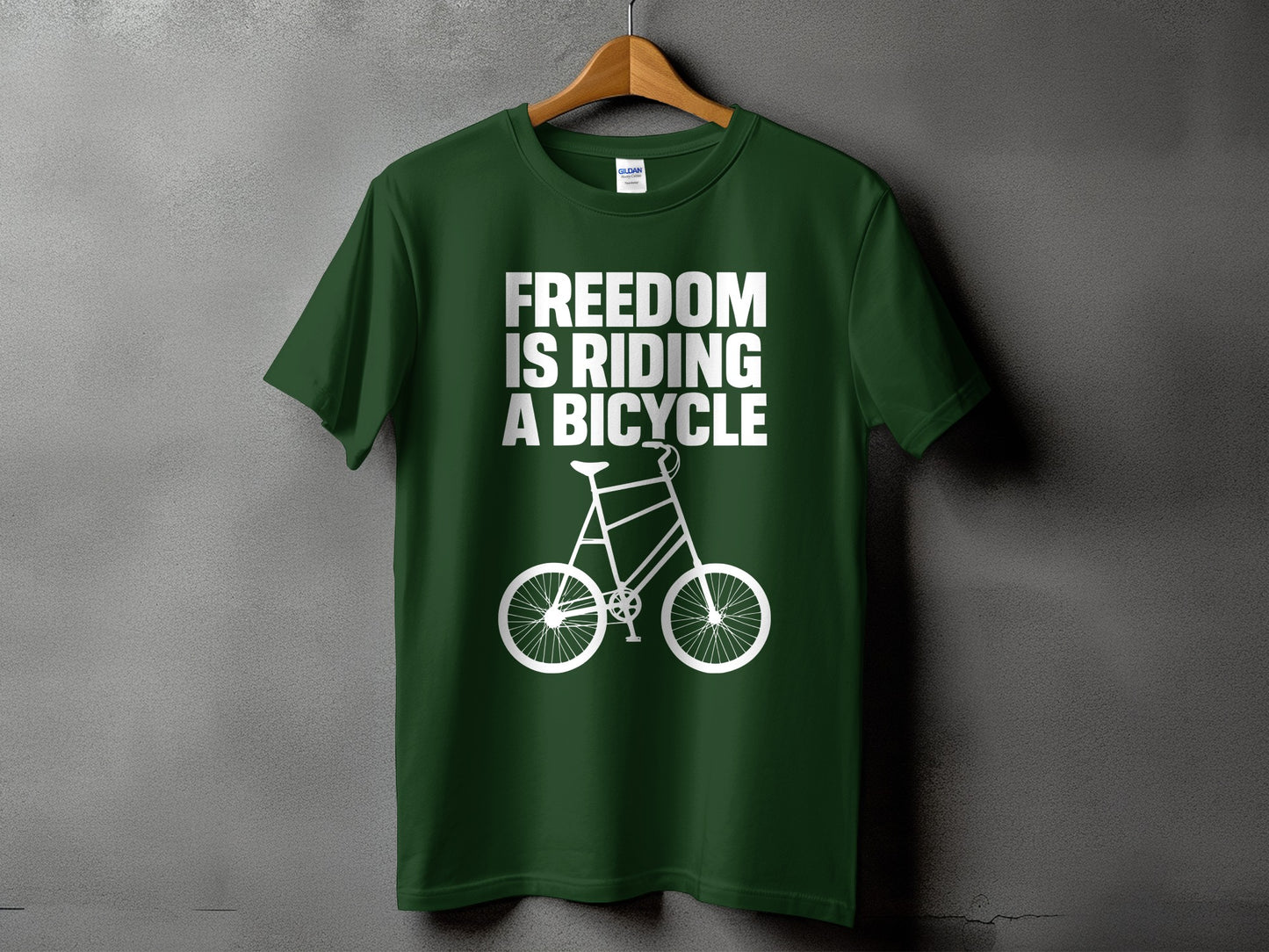 Freedom Is Riding a Bicycle T-shirt product