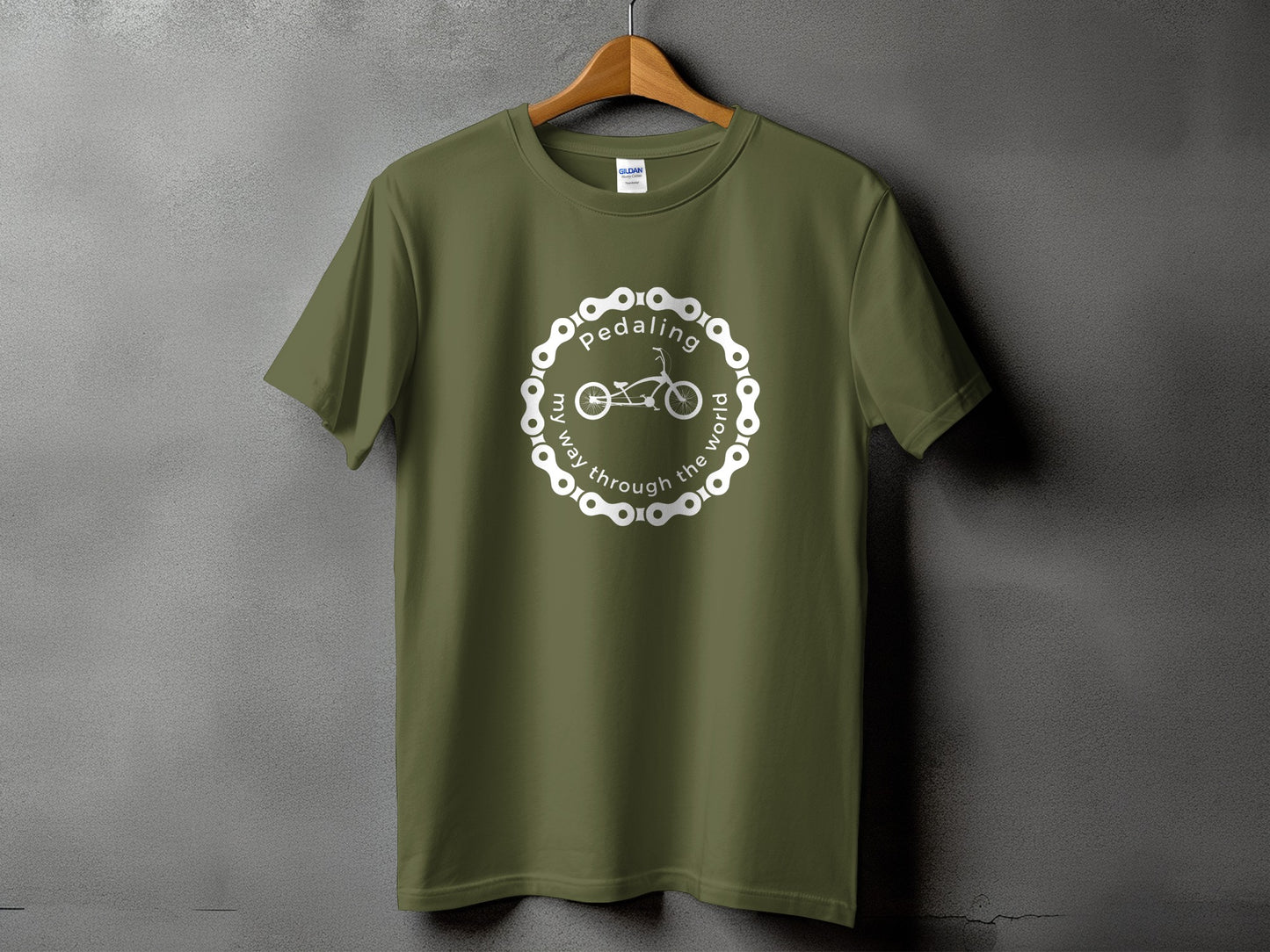 Pedaling My Way Through The World T-shirt product