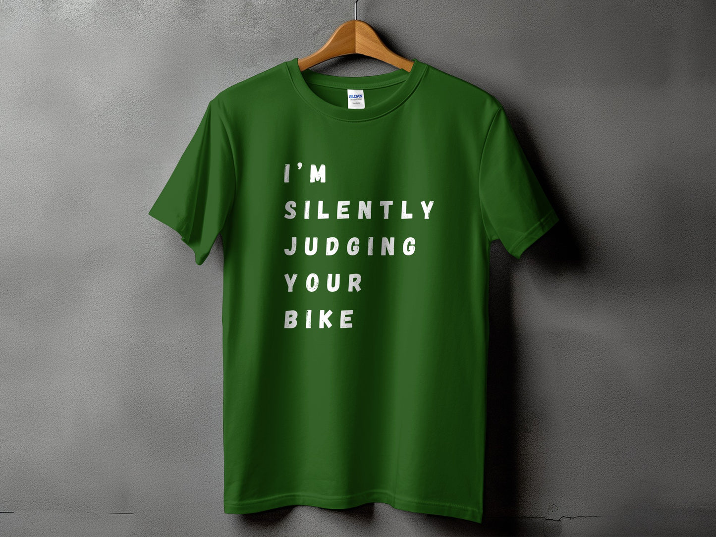 I'm Silently Judging Your Bike T-Shirt product type