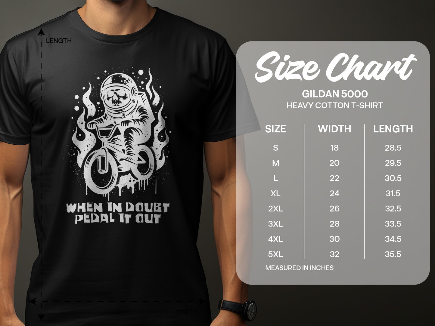 When In Doubt Pedal It Out Biking T-Shirt