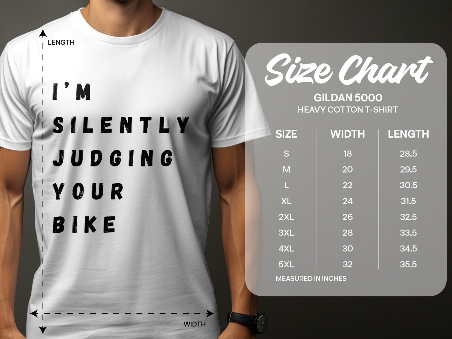 I'm Silently Judging Your Bike T-Shirt product type