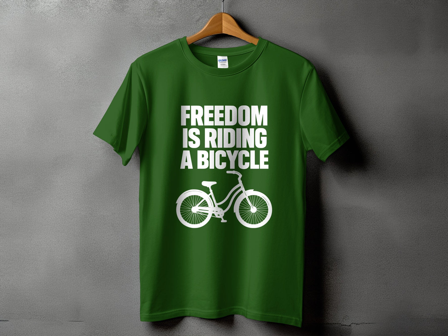 Freedom Is Riding A Bicycle T-Shirt product type