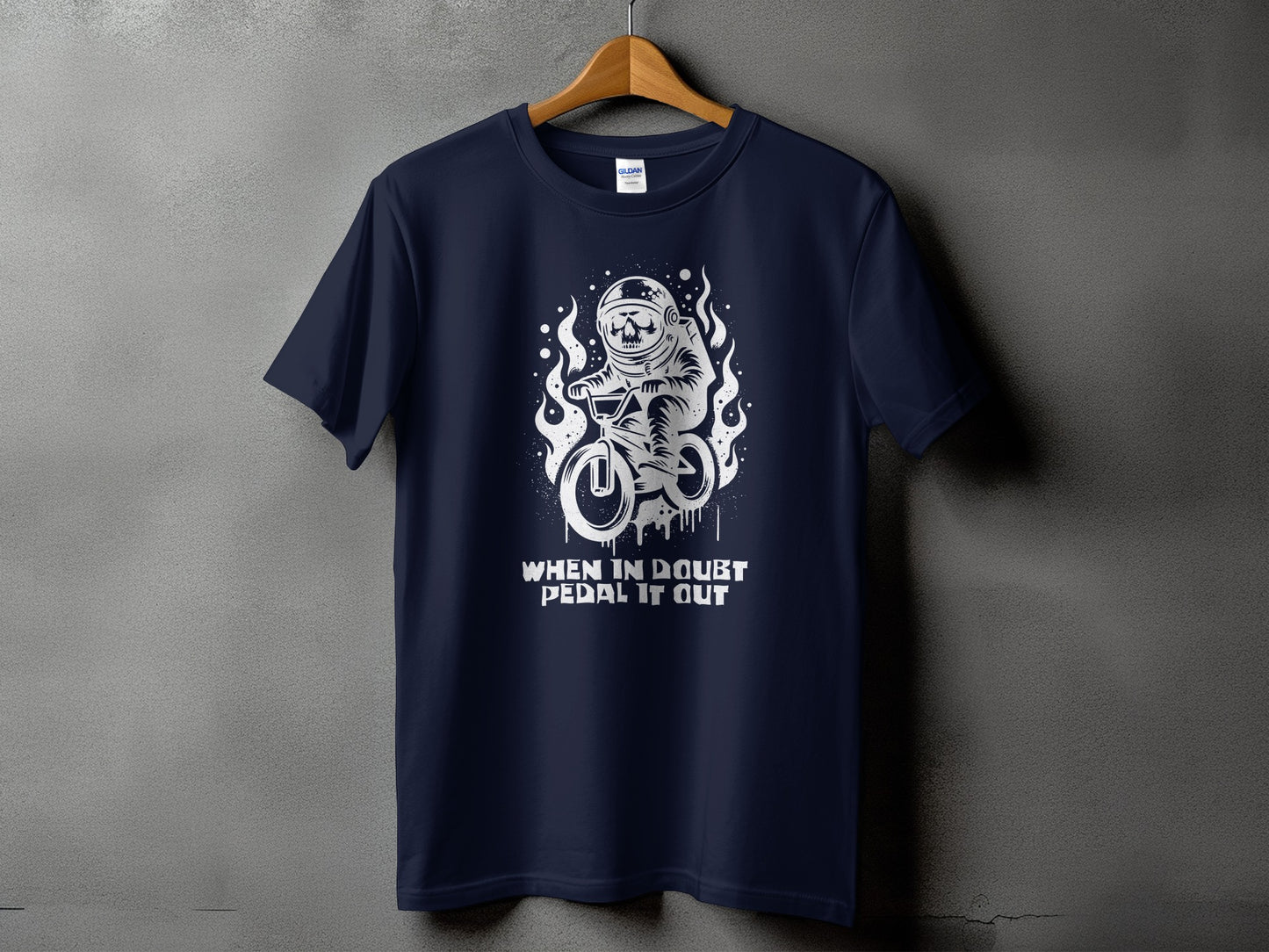When In Doubt Pedal It Out Astronaut T-Shirt product type