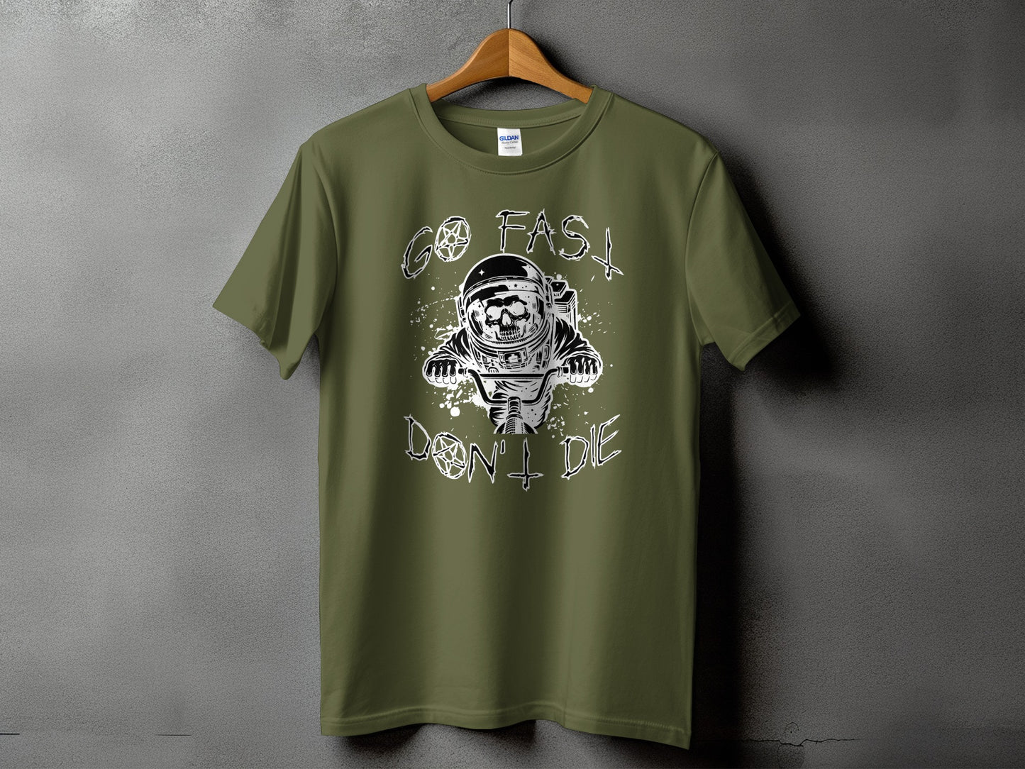 Go Fast Don't Die Astronaut Graphic T-Shirt product