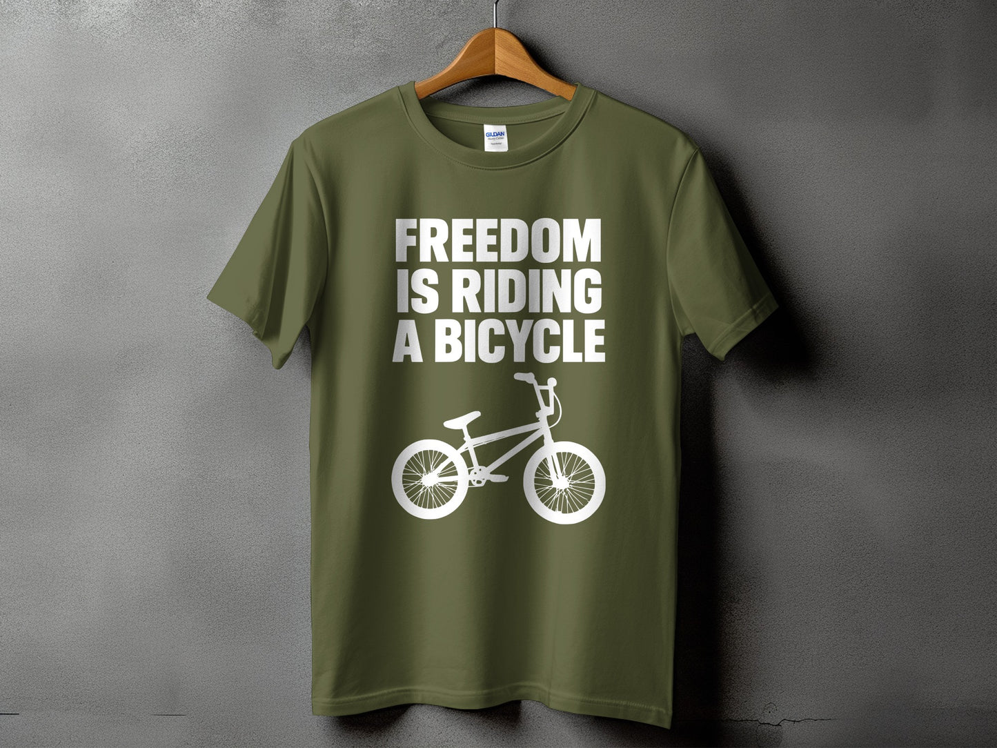 Freedom Is Riding A Bicycle T-shirt product type