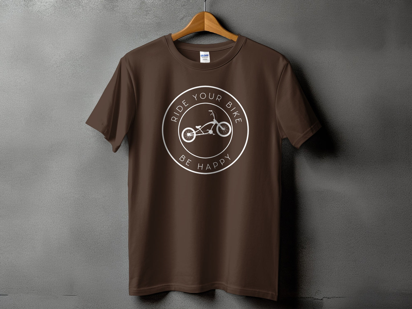 Ride Your Bike Be Happy Motivational T-Shirt product