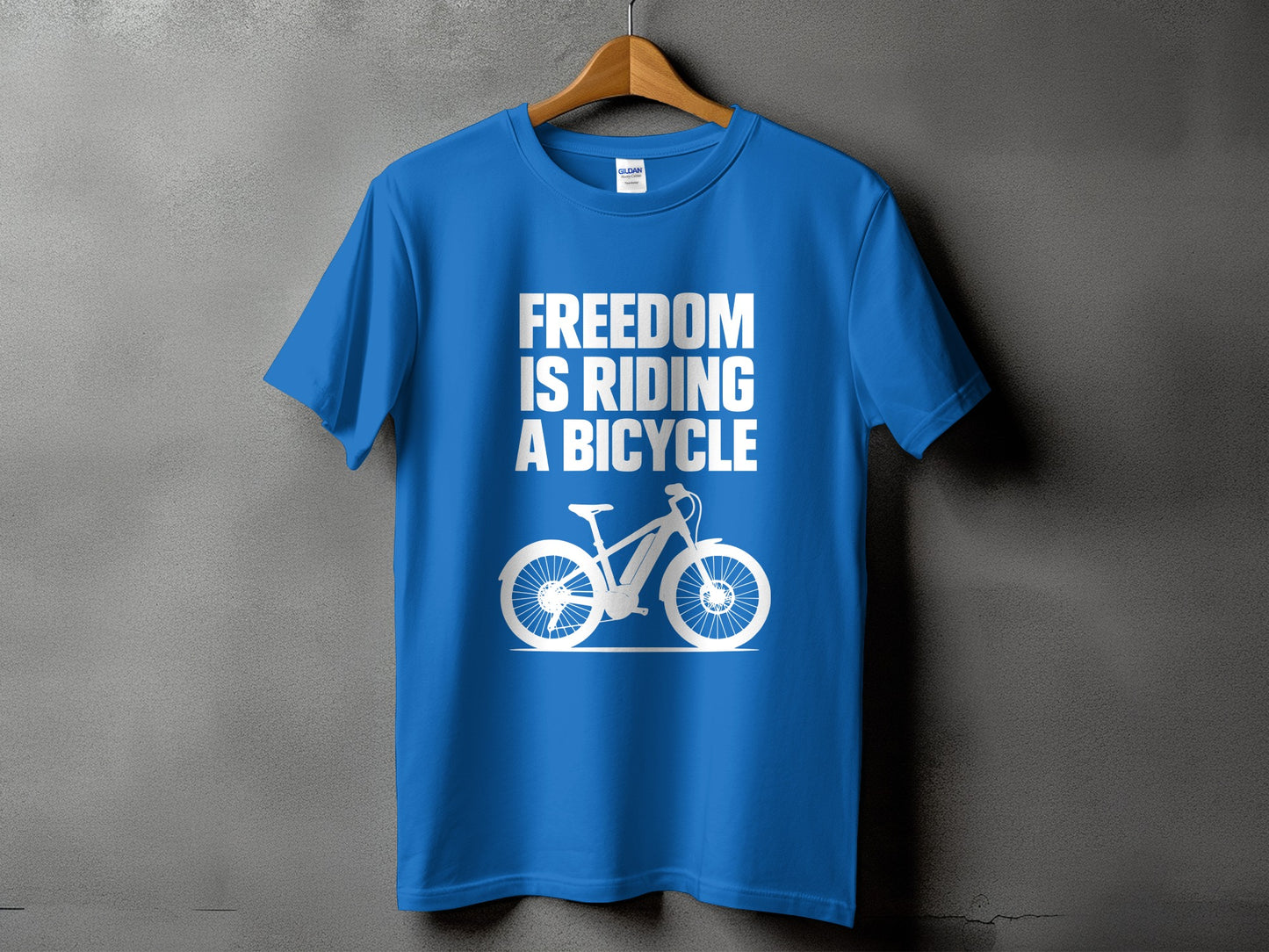 Freedom is Riding a Bicycle T-Shirt product type