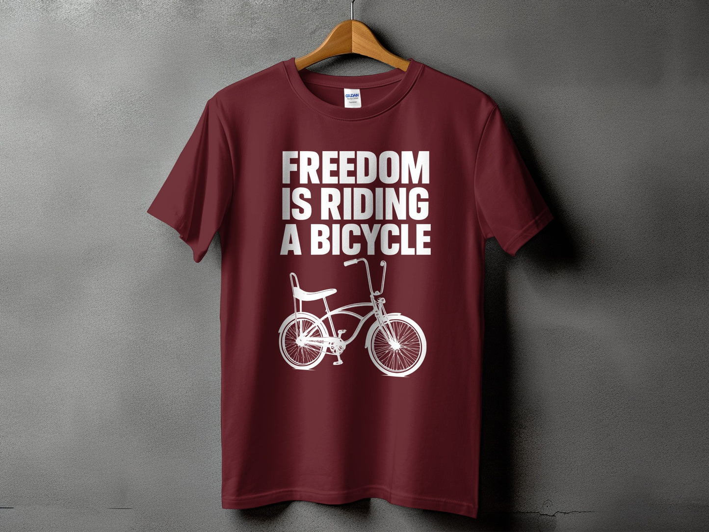 Freedom Is Riding A Bicycle T-shirt product type