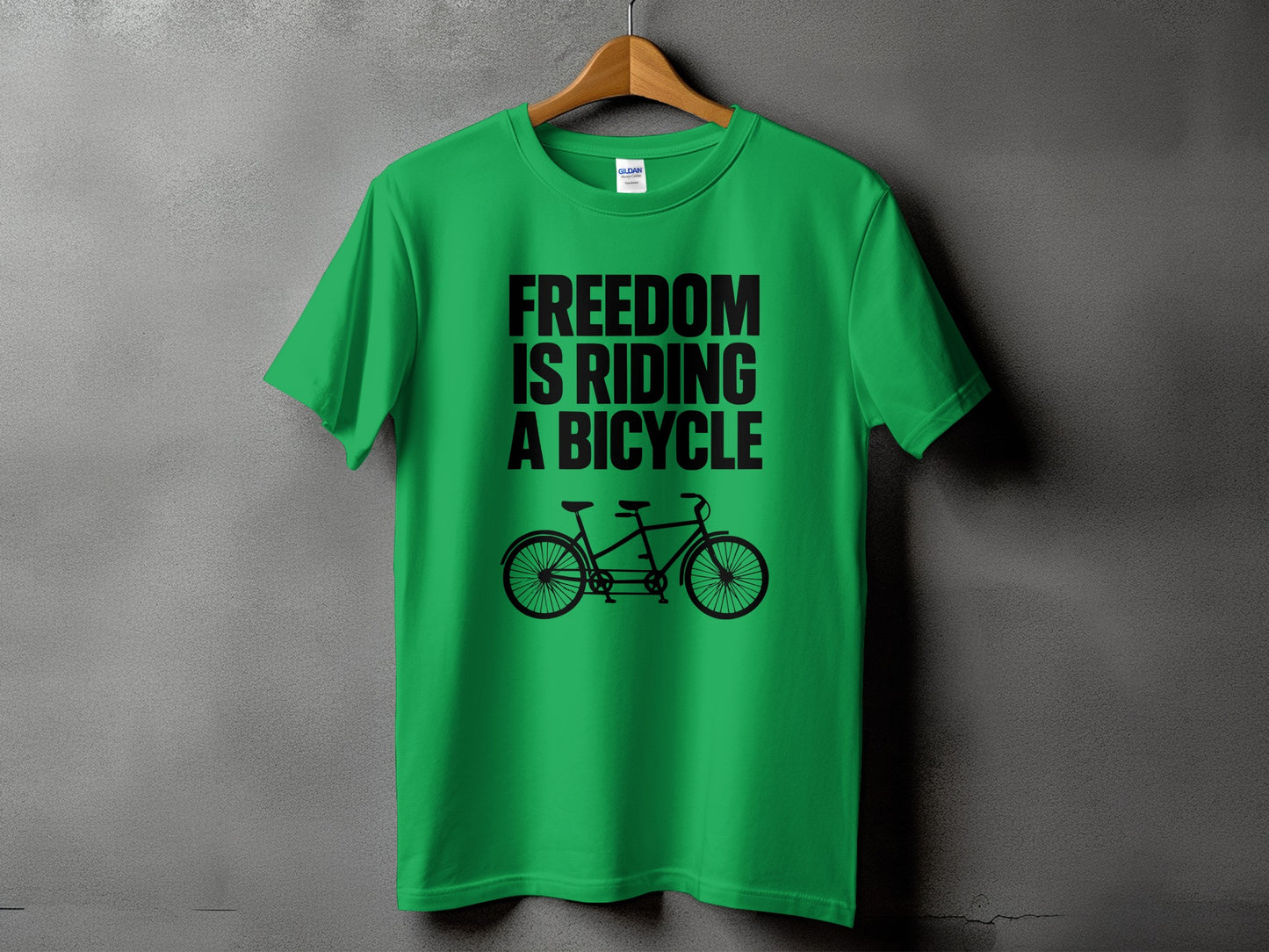 Freedom Is Riding A Bicycle T-shirt product type