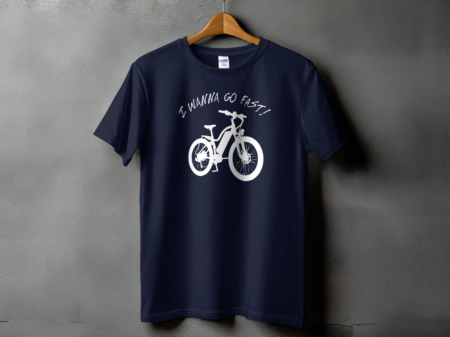 I Wanna Go Fast Bicycle Graphic T-Shirt product type
