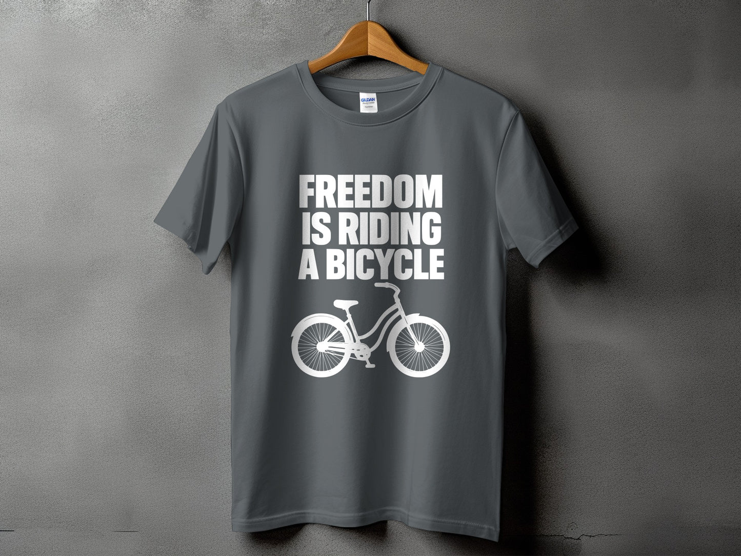 Freedom is Riding a Bicycle T-shirt product