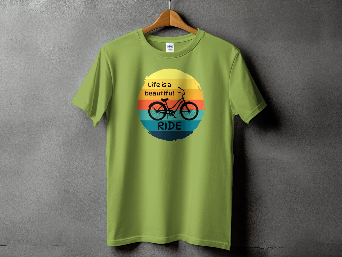 Life is a Beautiful Ride Bike Graphic T-Shirt product
