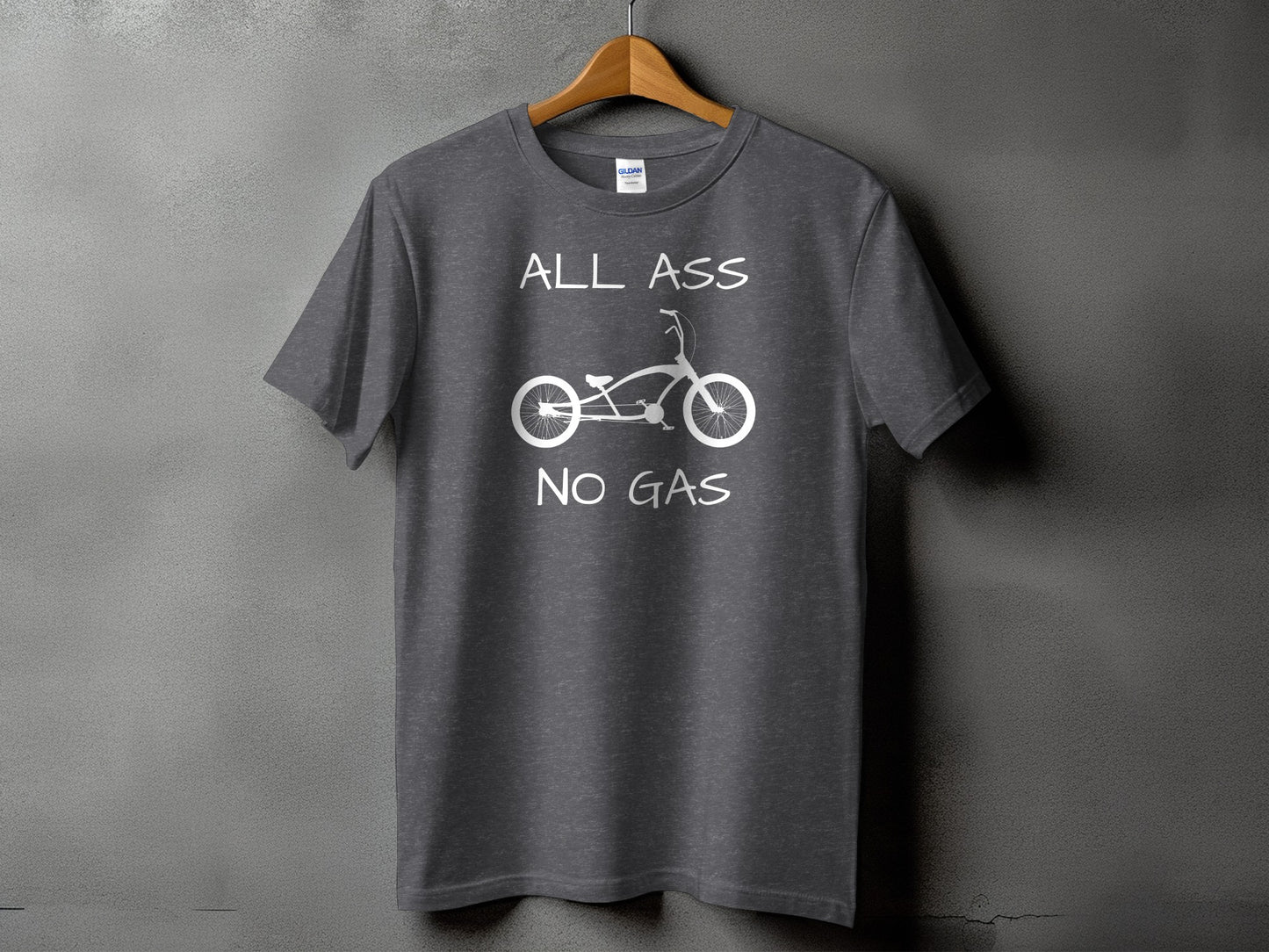 All Ass No Gas Graphic Biking Shirt product type