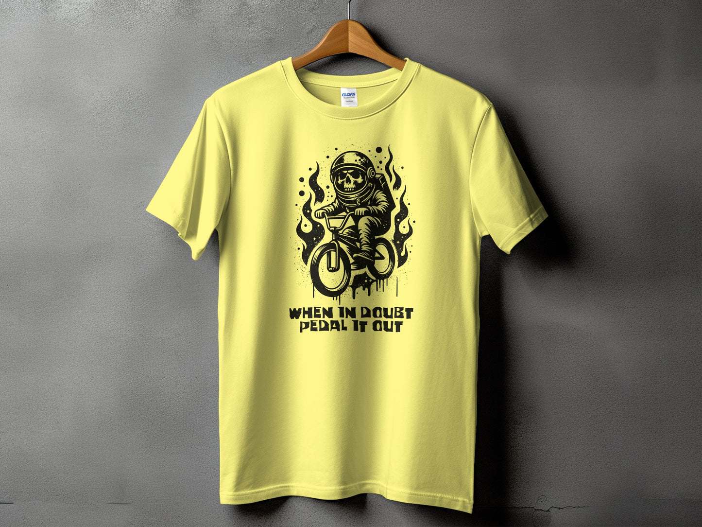 When in Doubt Pedal It Out Astronaut T-Shirt product