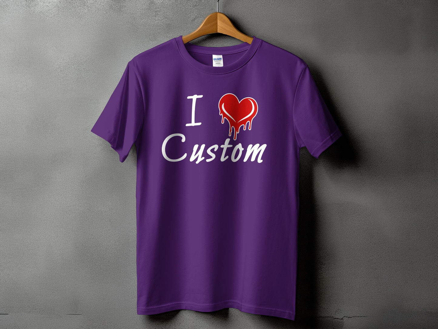 I Heart Custom T-Shirt Personalized Product