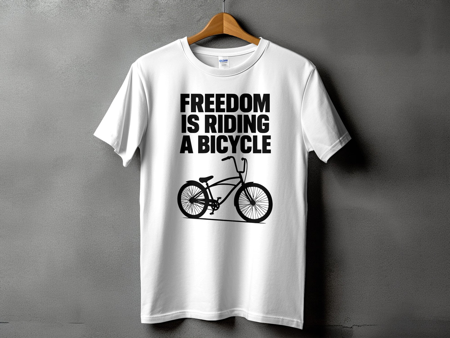 Freedom Is Riding A Bicycle T-shirt product