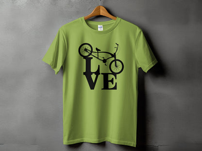 Love Bicycle Graphic Print T-Shirt product type