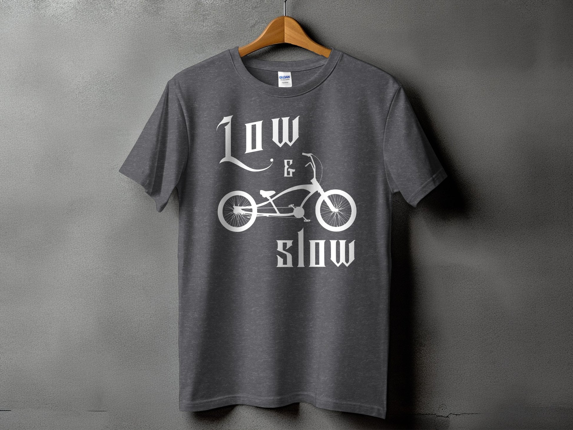 Low & Slow Motorcycle Design Graphic T-Shirt product type