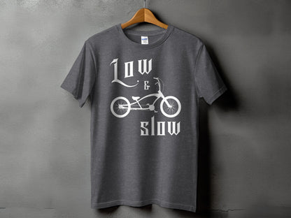 Low & Slow Motorcycle Design Graphic T-Shirt product type