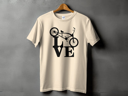 Bicycle Love Graphic T-Shirt design product type