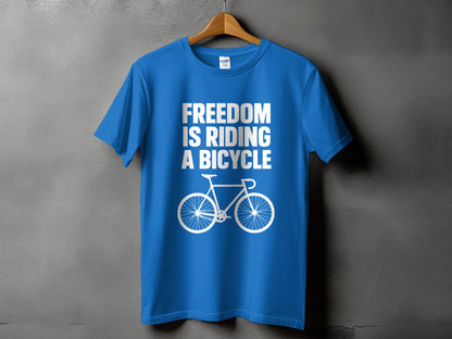 Freedom Is Riding A Bicycle T Shirt product type