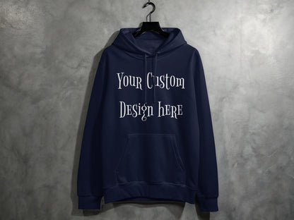 Personalized Custom Design Navy Hoodie product