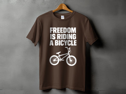Freedom Is Riding A Bicycle T-Shirt product