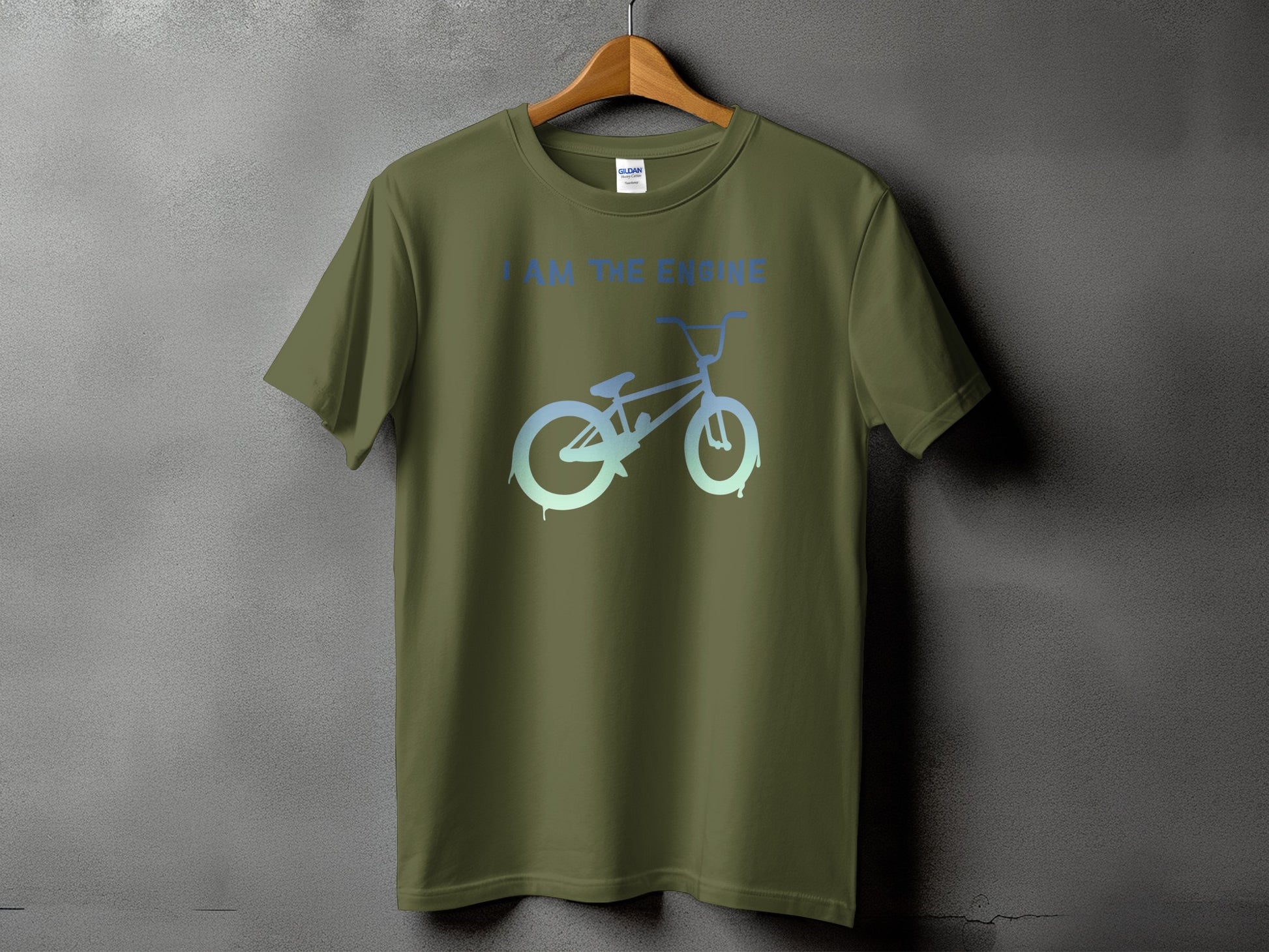 I Am The Engine Bicycle Design T-shirt product