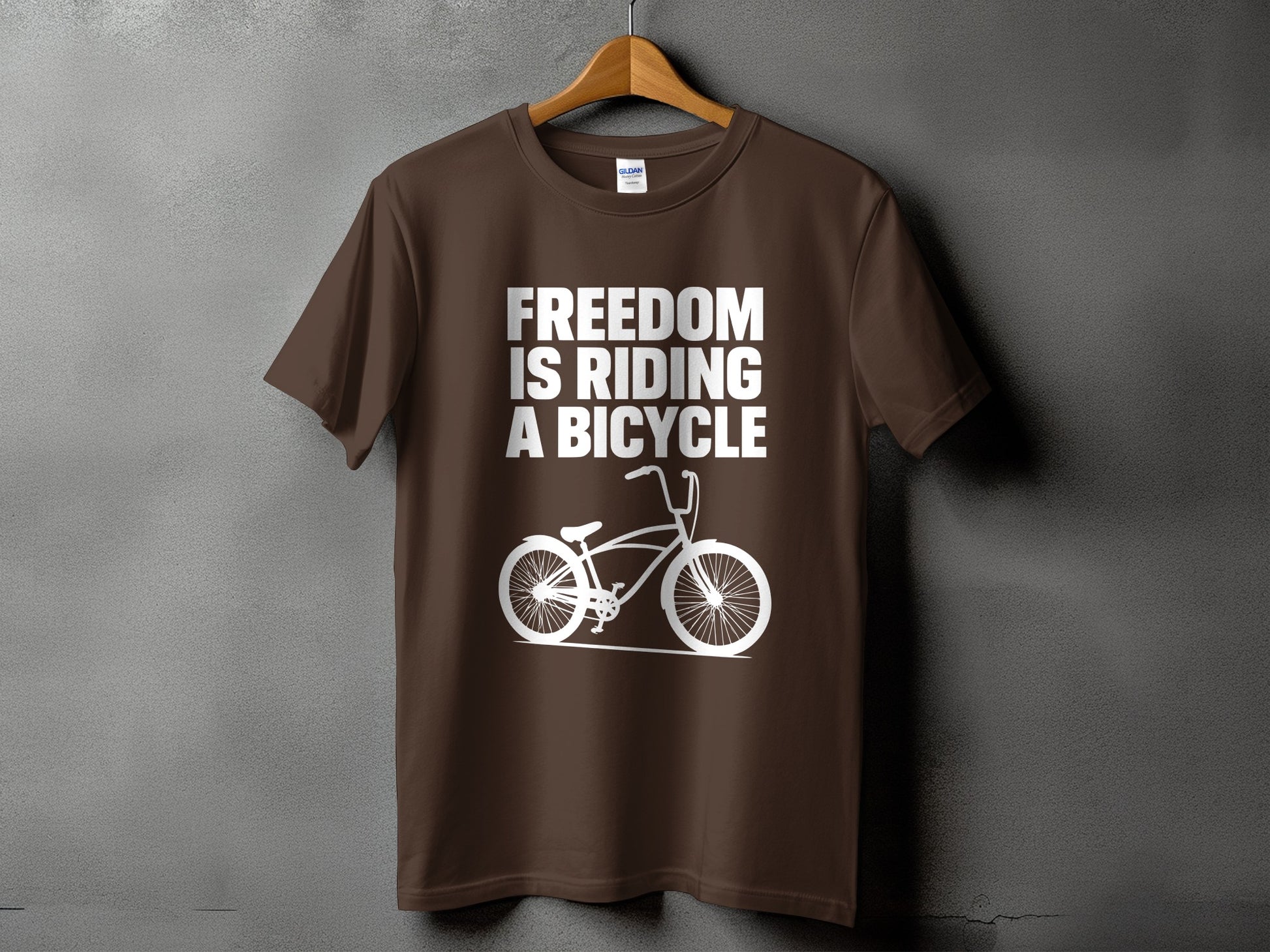 Freedom is Riding a Bicycle Graphic T-Shirt product