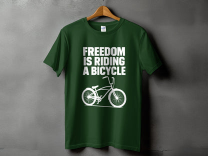 Freedom Is Riding A Bicycle T-Shirt product type
