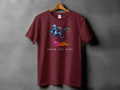 Enjoy The Ride BMX Cyclist Graphic T-Shirt product type