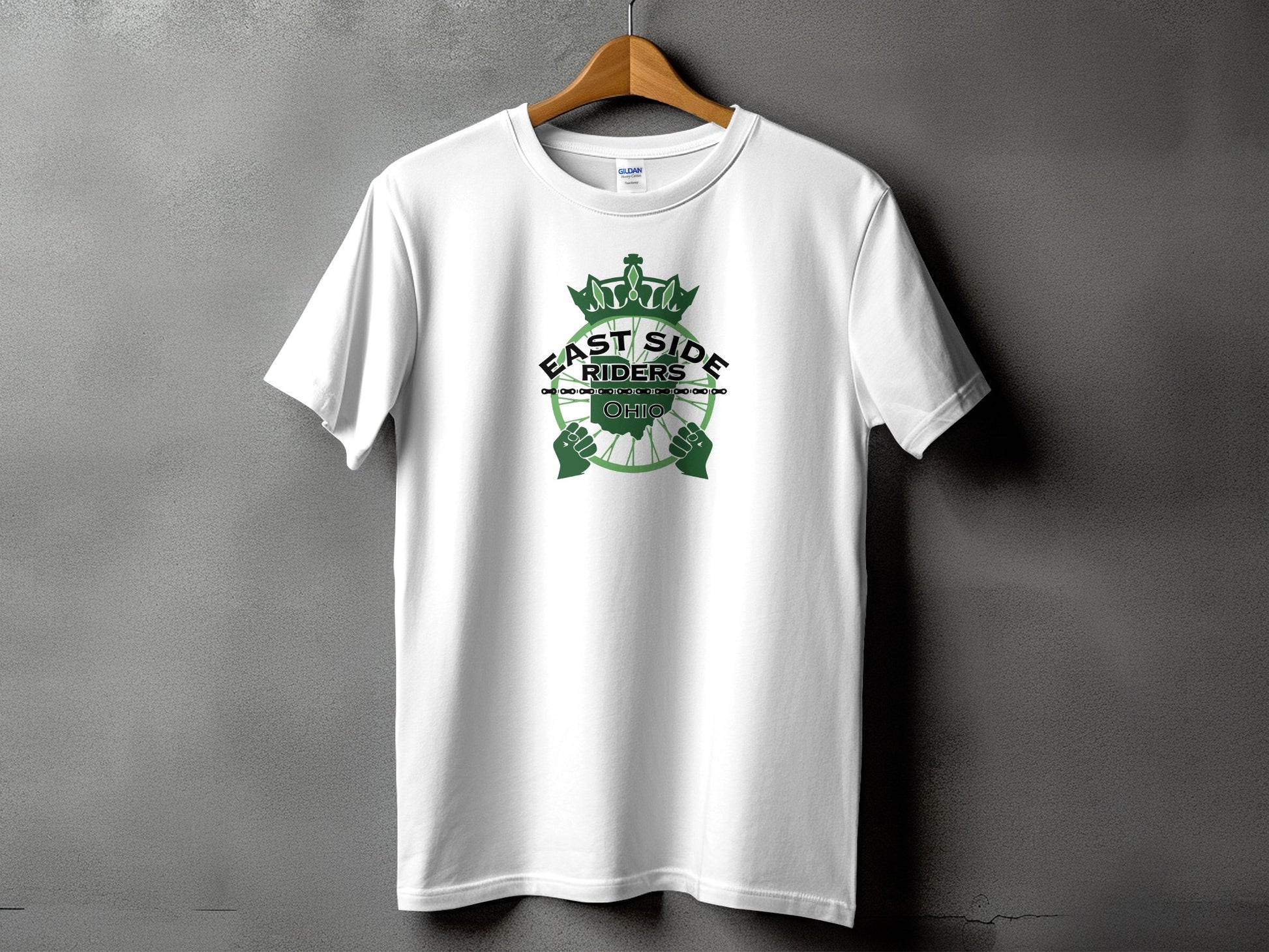 East Side Riders White Short Sleeve T-Shirt product type