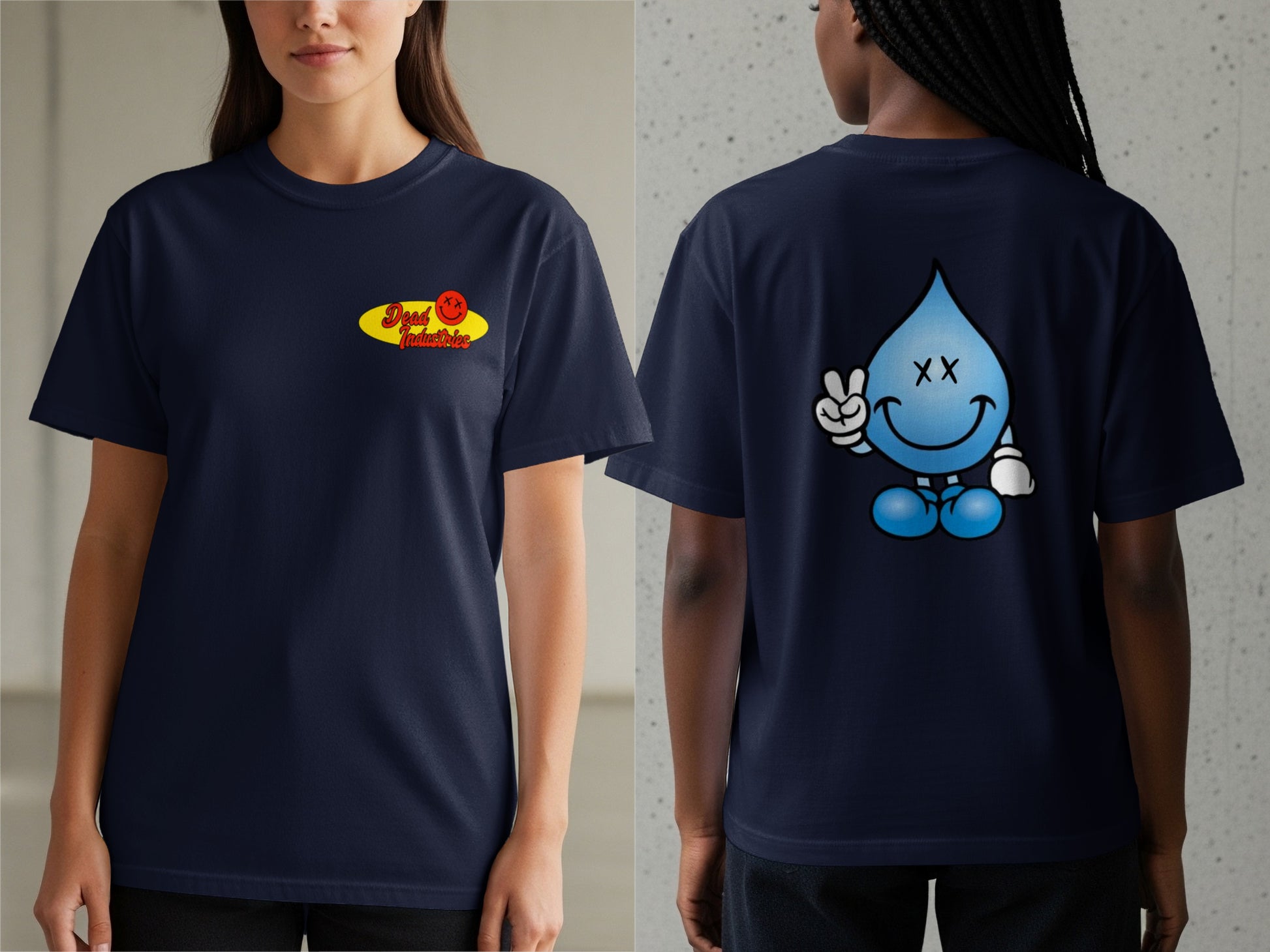 Happy Water Droplet Graphic Unisex T-shirt product