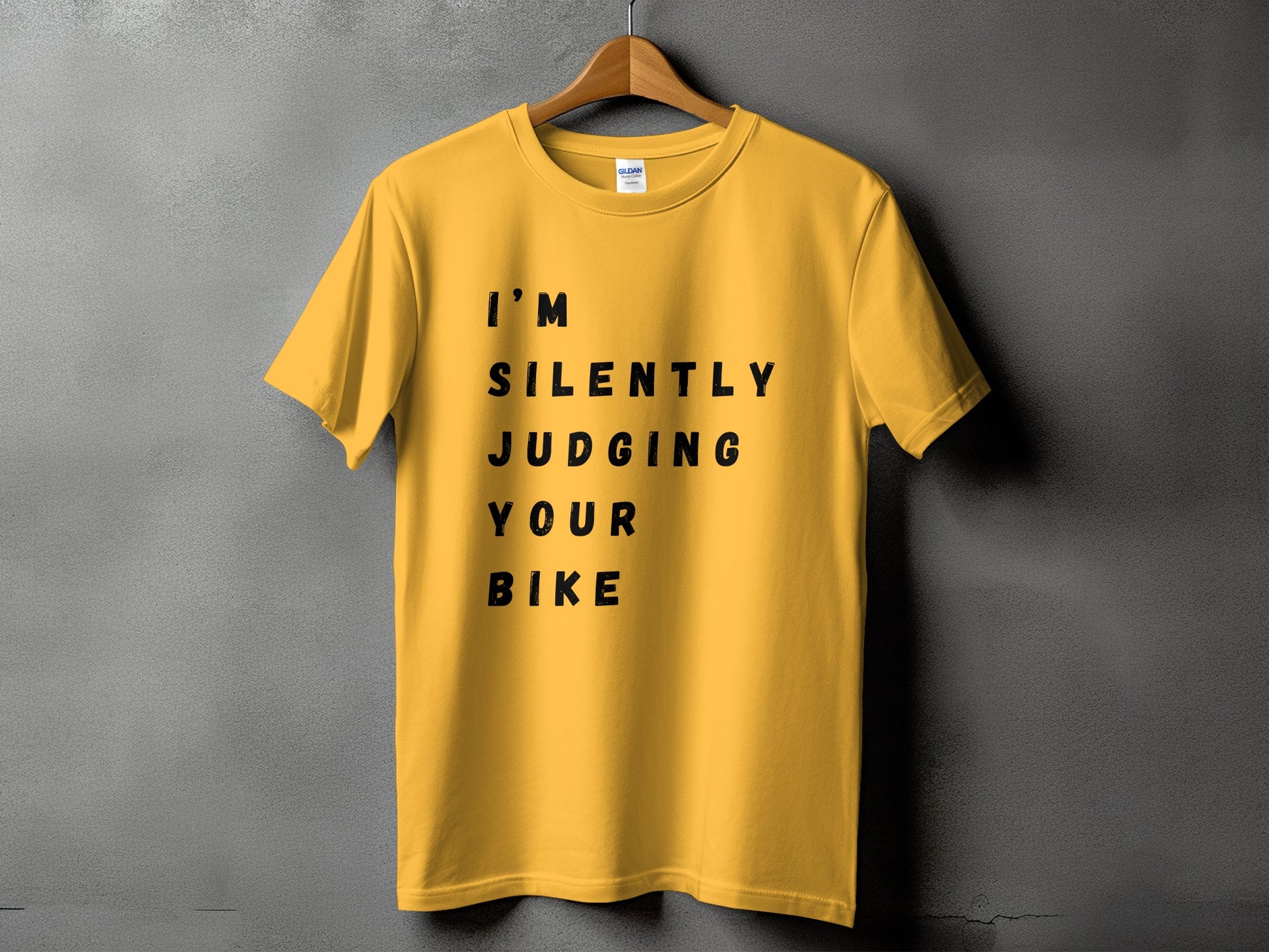 I'm Silently Judging Your Bike Printed T-Shirt Product