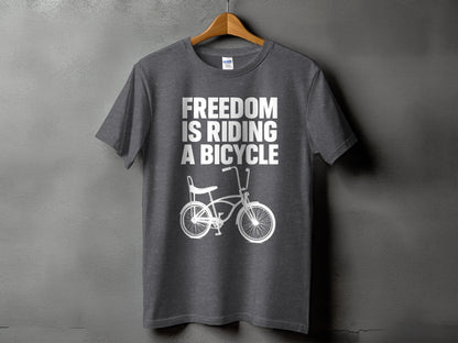Freedom Is Riding a Bicycle T-Shirt product