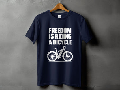 Freedom Is Riding A Bicycle T-shirt product type