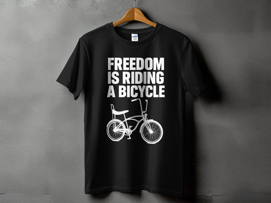Freedom Is Riding A Bicycle T-shirt product type