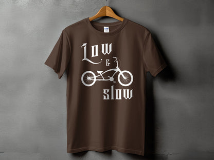 Low and Slow Motorcycle Graphic Tee Shirt product type