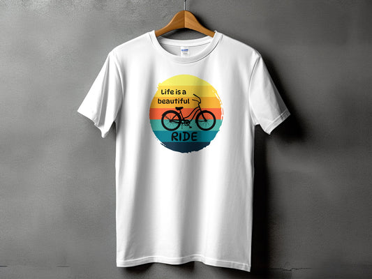 Life is a beautiful ride graphic T-Shirt product type