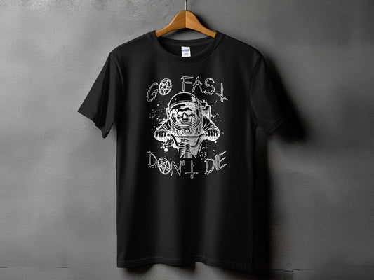 Go Fast Don't Die Astronaut T-Shirt product