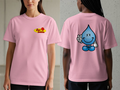Peaceful Water Drop Character Graphic T-shirt product