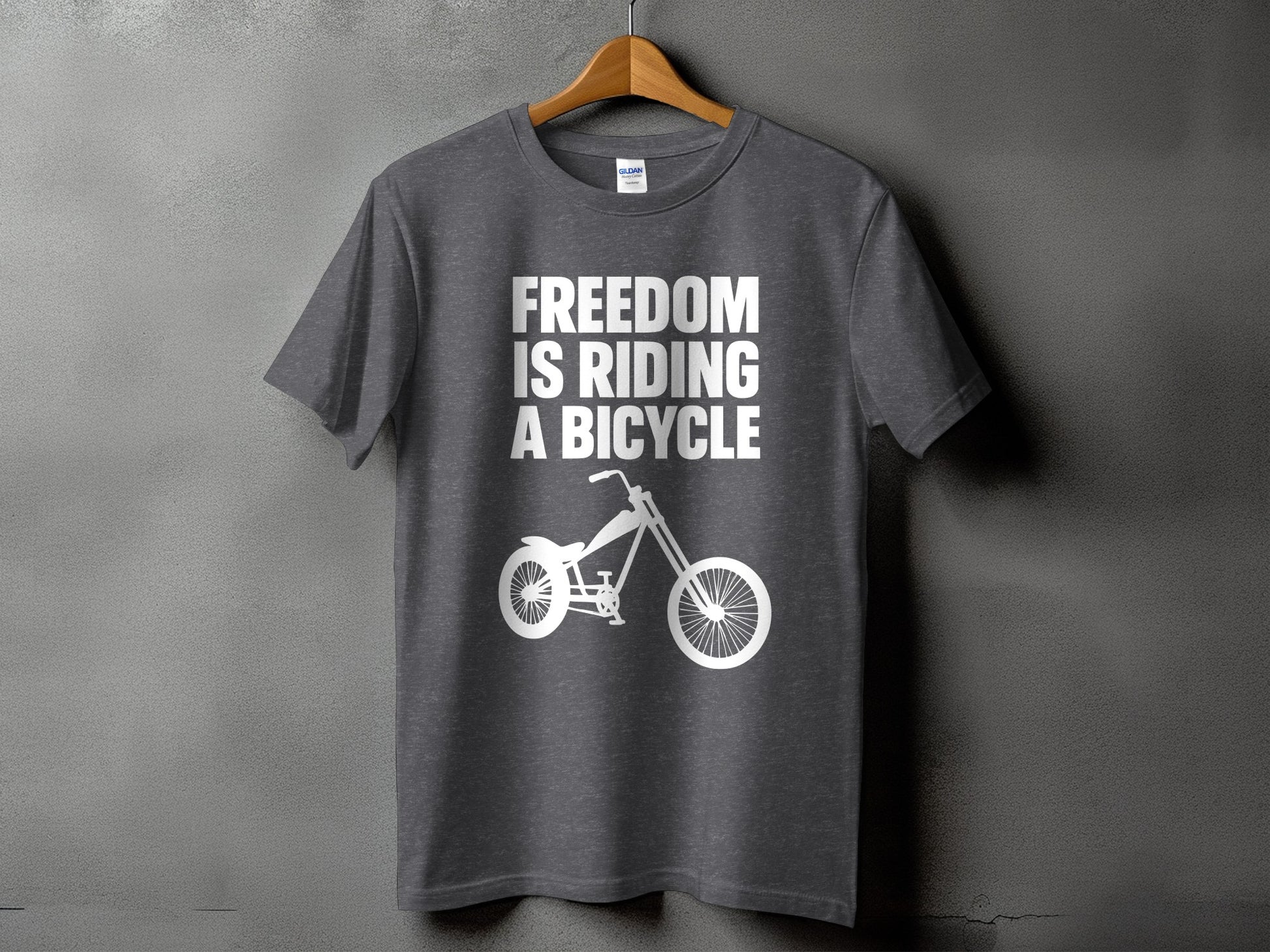 Freedom Is Riding A Bicycle Graphic Tee product